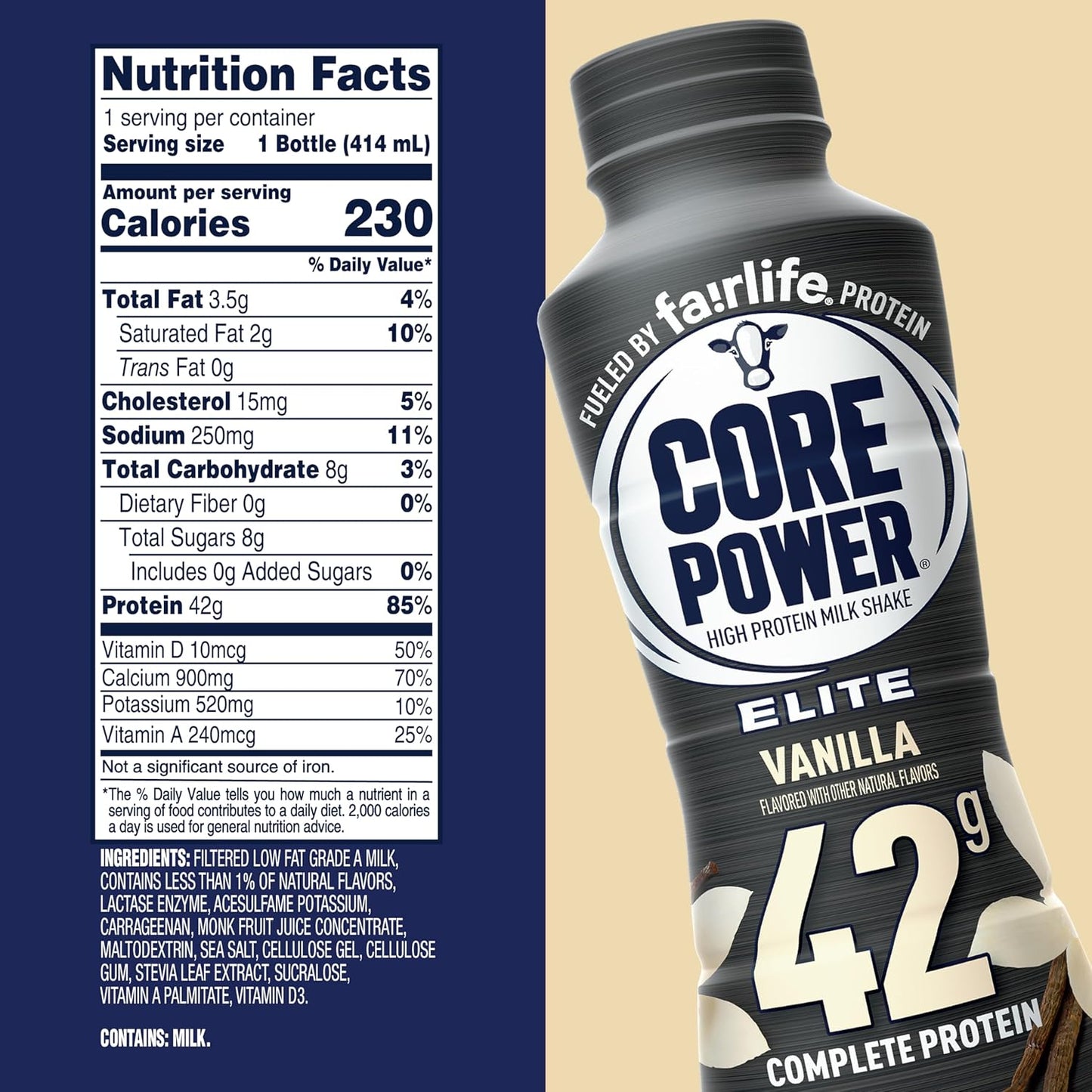 High Protein Shake, 42g Bottle, 14oz - Big Sale