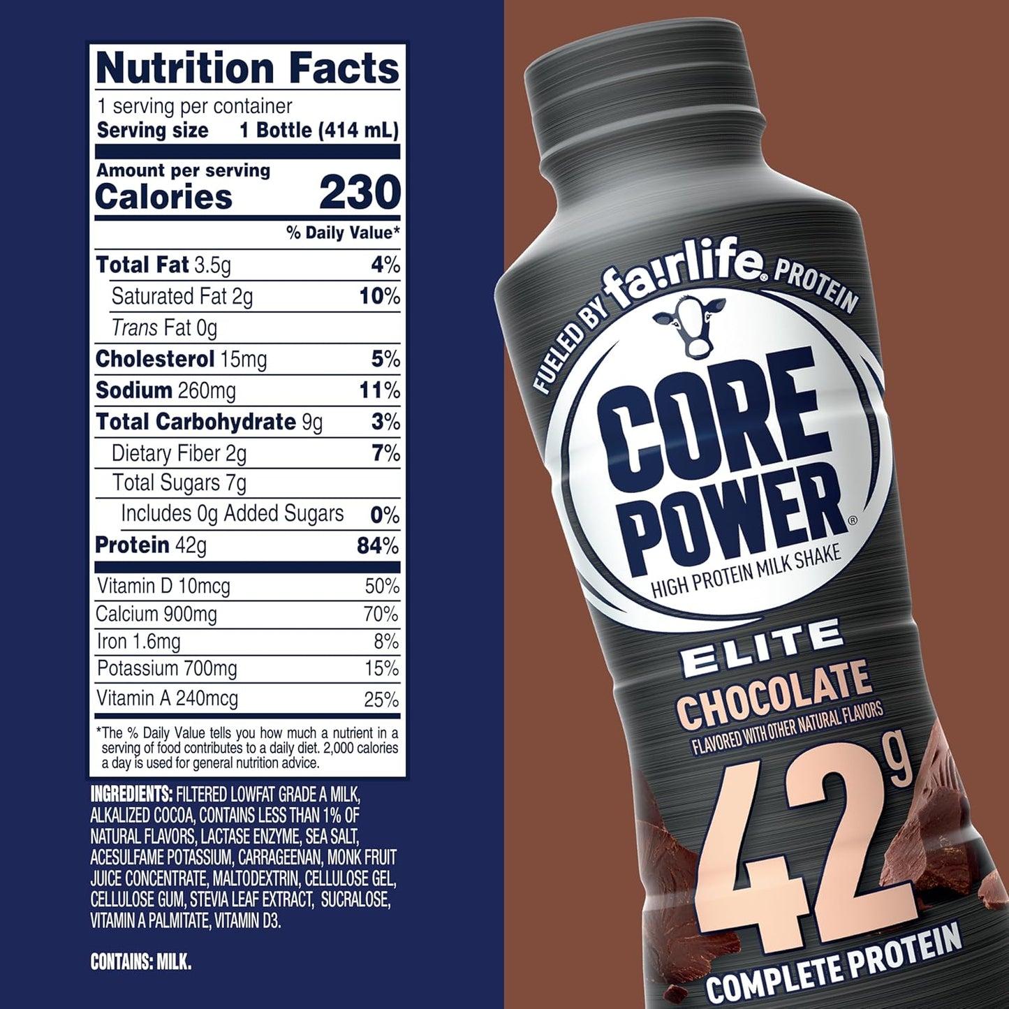 High Protein Shake, 42g Bottle, 14oz - Big Sale