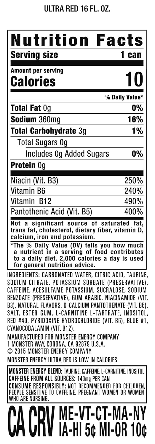 Full Flavor,Sugar Free Energy Drink - Big Sale